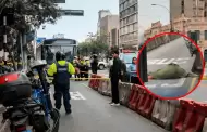 Tragedia en Cercado de Lima: Orientadora de ATU pierde la vida tras ser atropellada por bus del Corredor Azul