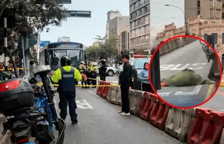 Orientadora de ATU pierde la vida tras ser atropellada por bus del Corredor Azul