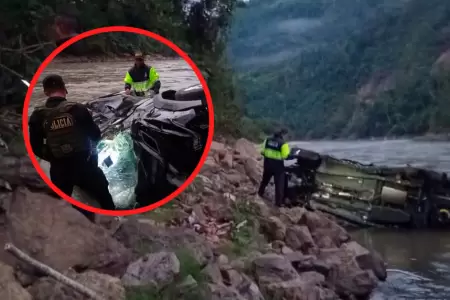 Cantante folcl�rica sobrevive, pero su esposo muri� en r�o Peren�.