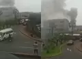 Incendio en el Cercado de lima: Fuego quema galer�a cerca a la Plaza Uni�n