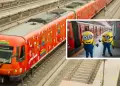 �Nuevo dise�o? Trenes de la L�nea 1 sorprenden al circular por Lima con tem�tica de los Minions