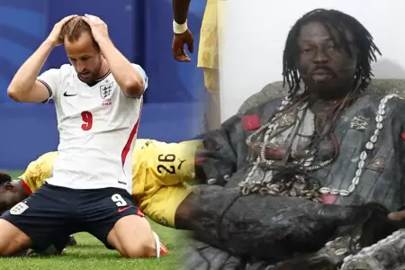 El espiritista se atribuy� el logro del empate de los ingleses frente a Ghana.