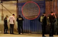 �Alarmante! Extorsionadores dejaron explosivos y nota de amenaza frente a local de chatarra en SJL