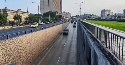 Autoridades reapertura ingreso al zanj�n en Paseo de los H�roes Navales.