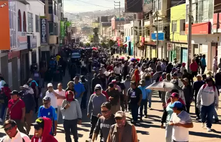 Moquegua realiza una protesta de 48 horas