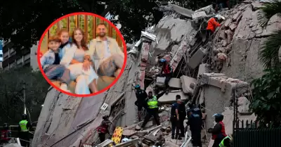 Futbolista argentino busca a su familia tras terremotos.