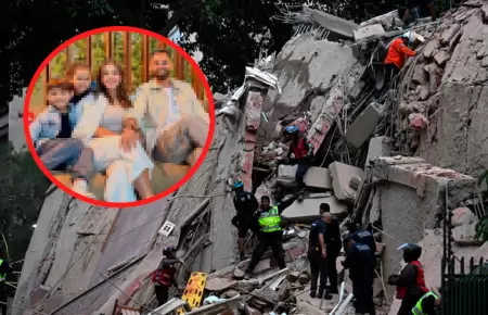 Futbolista argentino busca a su familia tras terremotos.