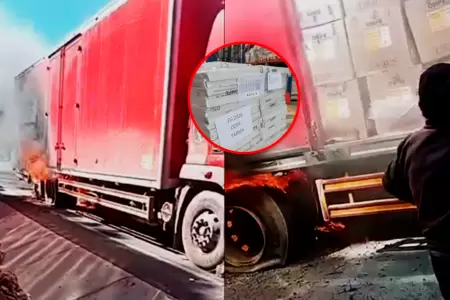 Veh�culo transportaba restos electorales desde el interior del pa�s.