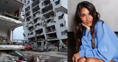 Antonela Roccuzzo se pronuncia ante los terremotos de Venezuela