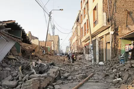 M�s de 300 mil viviendas colapsar�an ante un gran terremoto en el pa�s