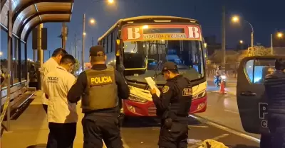 Sicario balea a chofer de bus 'La Roma' y se salva de milagro