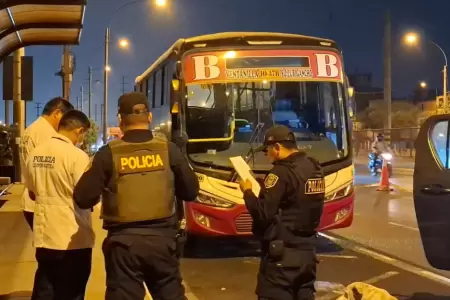 Sicario balea a chofer de bus 'La Roma' y se salva de milagro