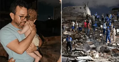 Beb� sobrevive y es rescatado tras sismos de gran magnitud en Venezuela