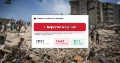 Plataforma permite reportar y encontrar desaparecidos en el terremoto
