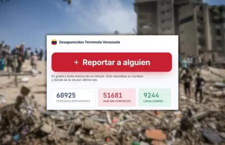 Plataforma permite reportar y encontrar desaparecidos en el terremoto