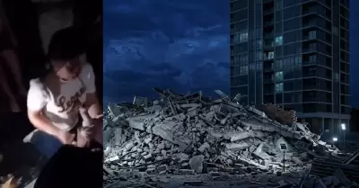 El terremoto dej� miles de damnificados.