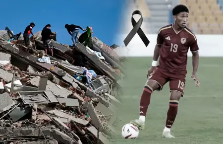 Federaci�n confirm� el deceso de joven jugador tras ser hallado entre los escomb