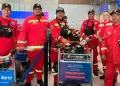 Bomberos del Per� parten a Venezuela para ayudar en labores de rescate tras terremotos