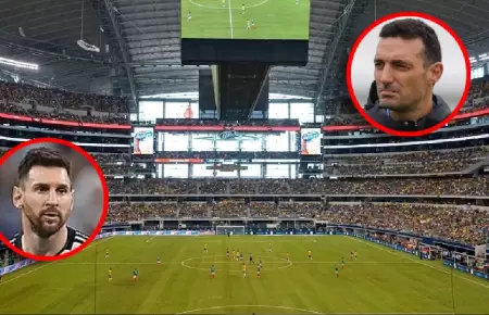 Messi fue descartado como titular.