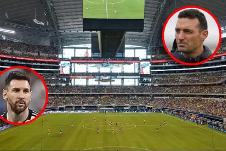Messi fue descartado como titular.