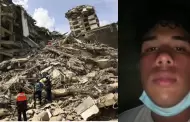 Joven atrapado entre los escombros tras sismos en Venezuela env�a video pidiendo ayuda: "Tengo costillas rotas"