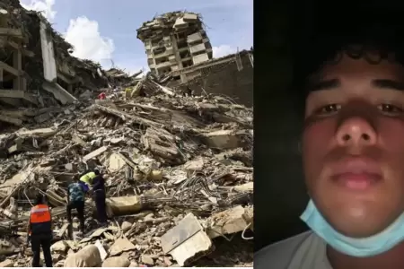 Joven venezolano pide ayuda mediante video atrapado bajo los escombros