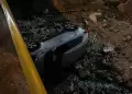 SJL: Camioneta rompe reja de puente y cae al r�o R�mac tras choque en avenida Malec�n Checa