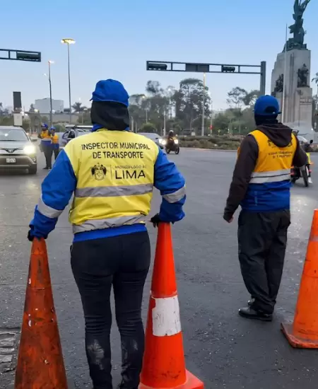 Cierre del Centro Hist�rico de Lima por marchas