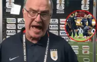 Marcelo Bielsa explot� contra la prensa tras eliminaci�n de Uruguay del Mundial 2026: "�Dale de una vez!"