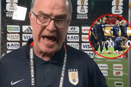 Marcelo Bielsa explot� tras eliminaci�n de Uruguay del Mundial 2026
