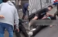 Cercado de Lima: Accidente entre dos motos lineales deja cinco heridos, entre ellos un efectivo de la PNP