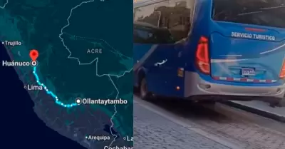 Buses de servicio tur�stico operar�an con revisi�n t�cnica fraudulenta.