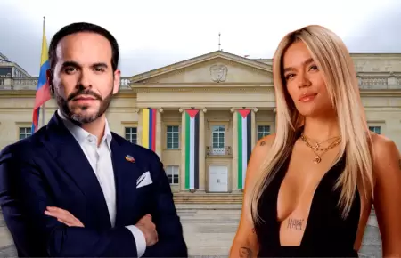 La interprete hizo pedido al presidente.