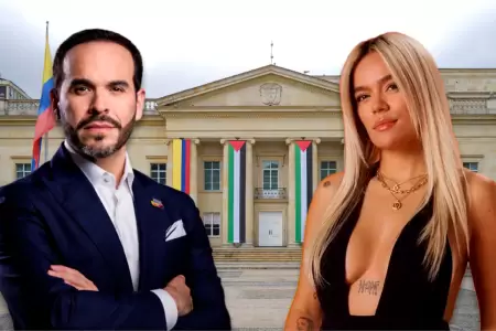 La interprete hizo pedido al presidente.