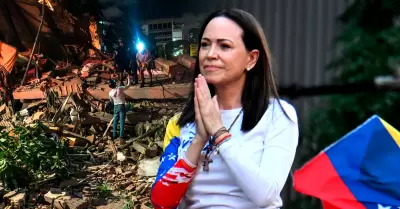 La premio Nobel de la Paz se muestra decidida a regresar tras desastre natural.