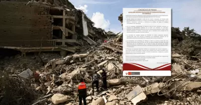 Canciller�a concreta evacuaci�n dos peruanos tras sismos en Venezuela