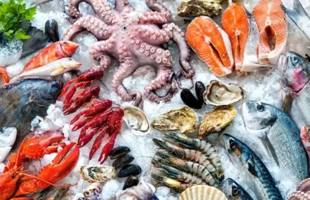 Productos marinos en veda