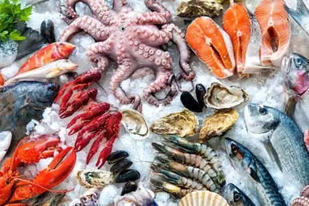 Productos marinos en veda
