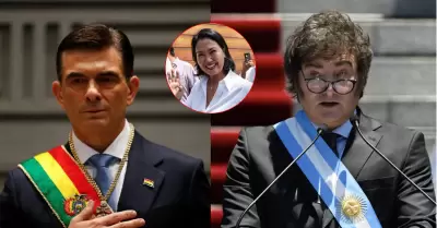 Presidente de Bolivia y Argentina felicitan a Keiko Fujimori