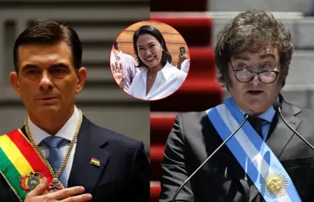 Presidente de Bolivia y Argentina felicitan a Keiko Fujimori