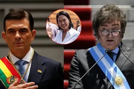 Presidente de Bolivia y Argentina felicitan a Keiko Fujimori