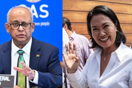 Secretario general de la OEA felicita a Keiko Fujimori por resultados oficiales