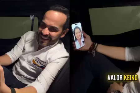 Abelardo de la Espriella publica video con Keiko Fujimori