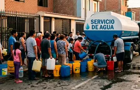 Corte de agua: distritos sin servicio temporal.