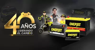 Bater�as Enerjet. 40 a�os liderando el cambio.