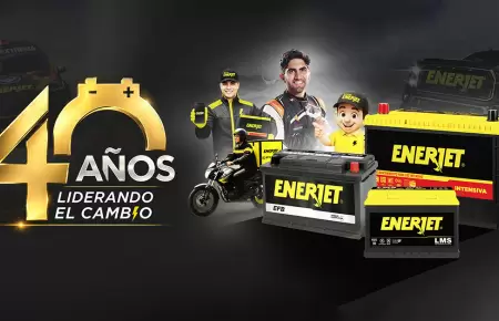 Bater�as Enerjet. 40 a�os liderando el cambio.