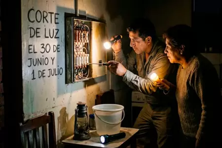 Distritos afectados por corte de luz.