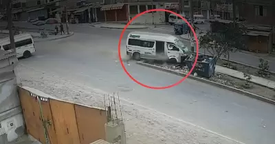 Combi se despist� en pendiente de Lurigancho-Chosica
