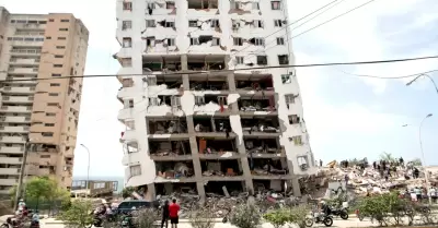 Terremotos en Venezuela han dejado edificios destruidos.
