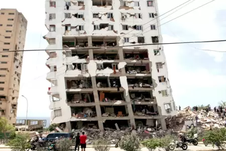 Terremotos en Venezuela han dejado edificios destruidos.